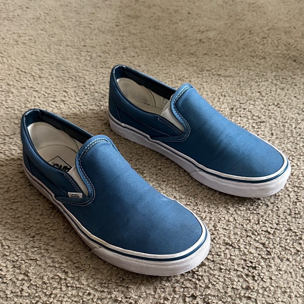Vans Classic Blue Slip-On Shoes